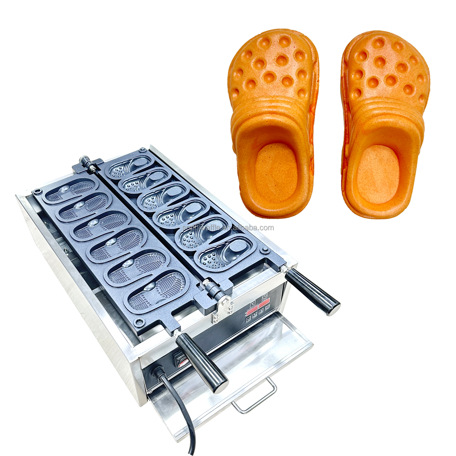 Waffle Maker Commercial - Commercial Electric Cheese Waffle Maker Snack