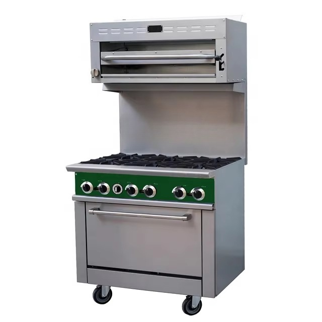 Commercial Kitchen Stove - Gas Stove Perfex Gas 6 Burner