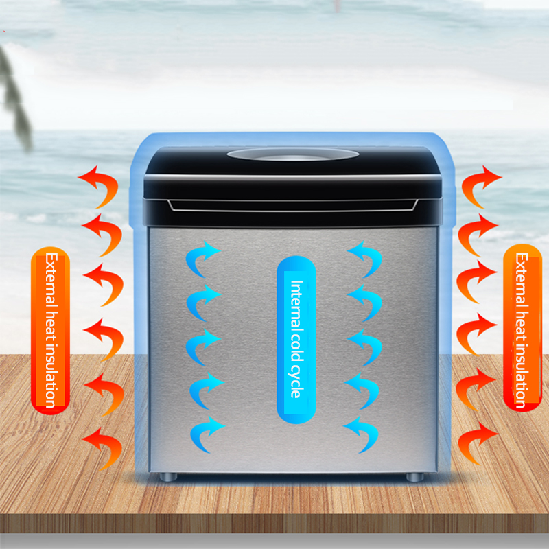 220V Commercial Ice Cube Maker - Commercial Kitchen Ice Machine บทวิจารณ์และราคา
