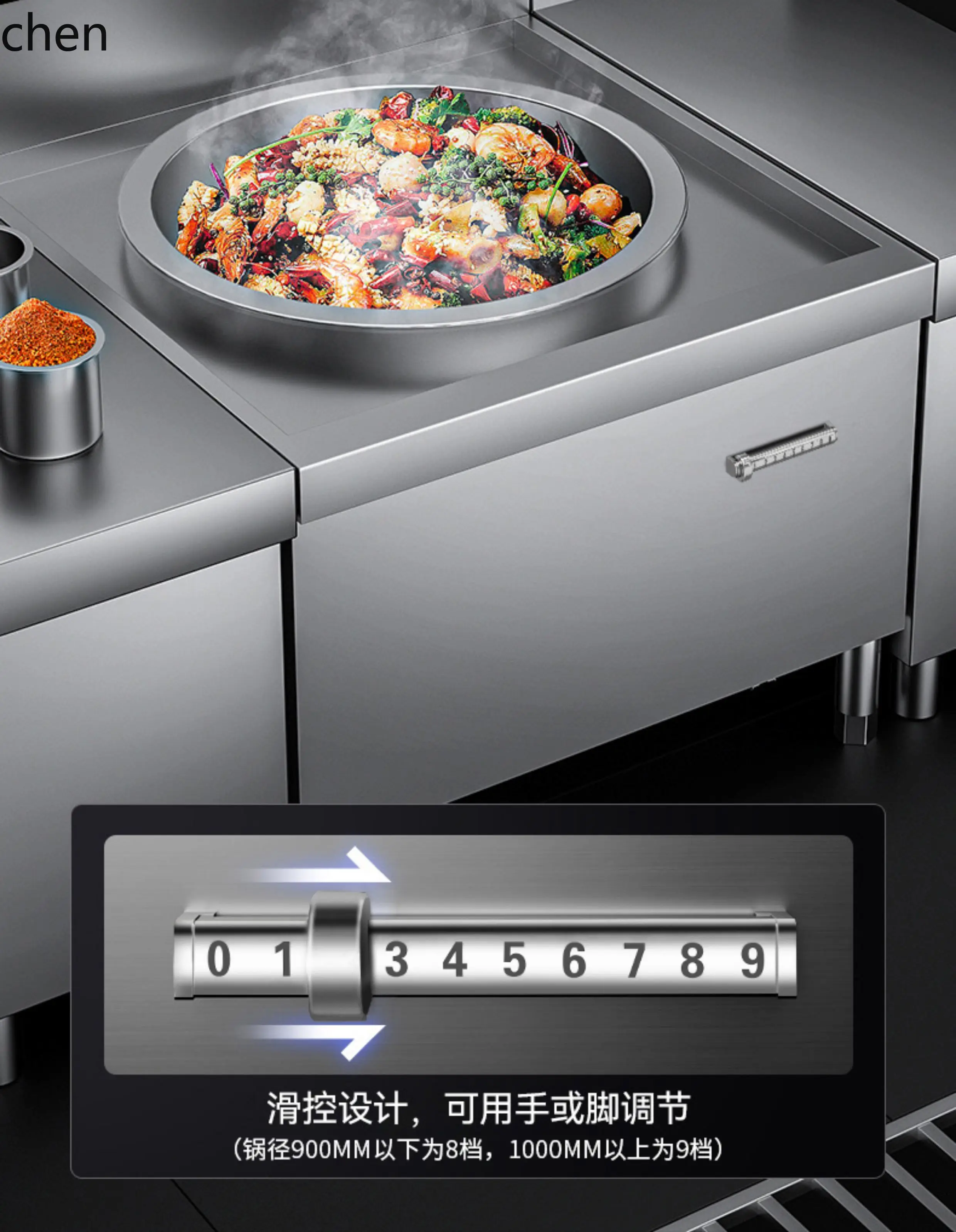 ZML commercial induction cooke - Commercial Kitchen Stove บทวิจารณ์และราคา