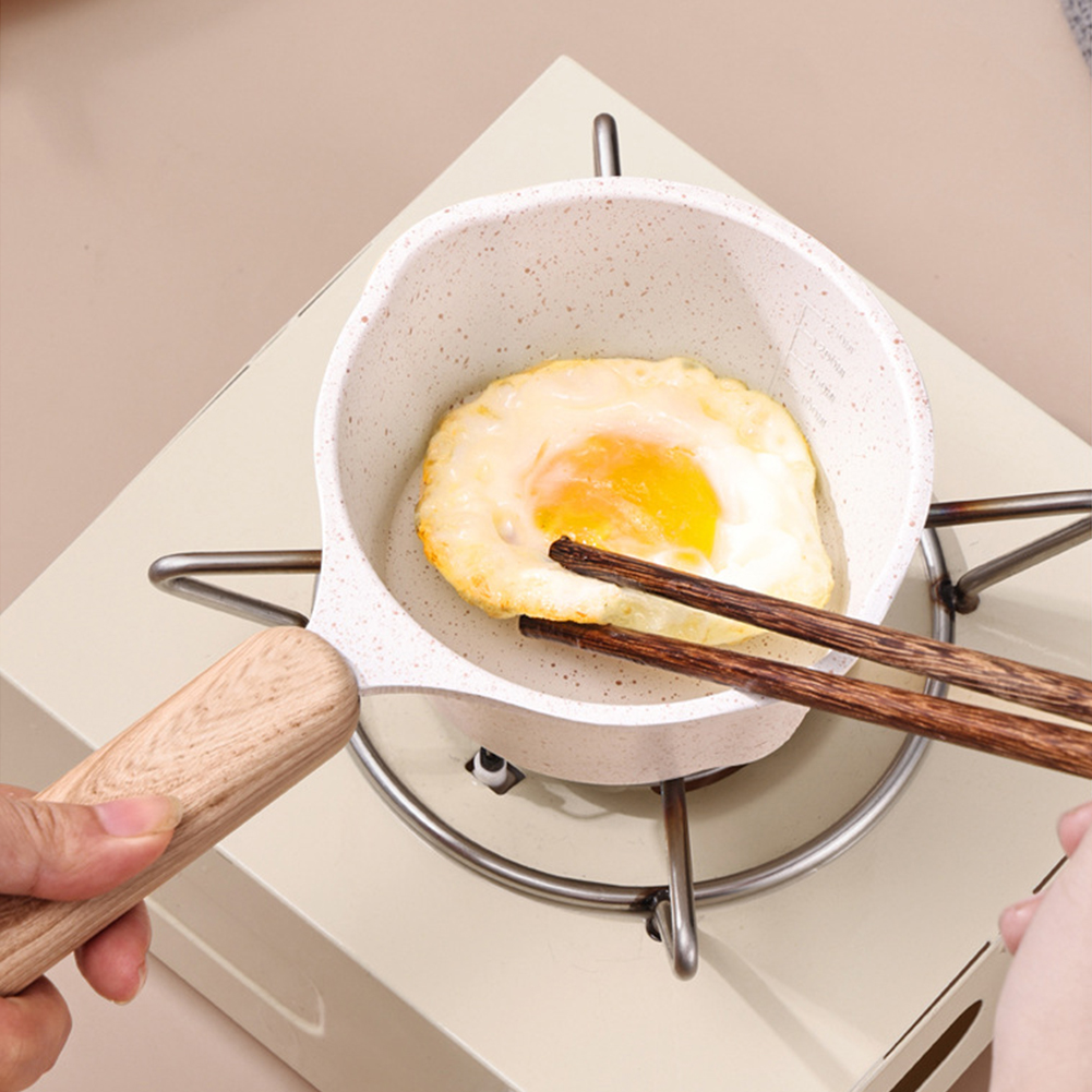Mini Boiling Pan Wooden Handle - Commercial Kitchen Stove บทวิจารณ์และราคา