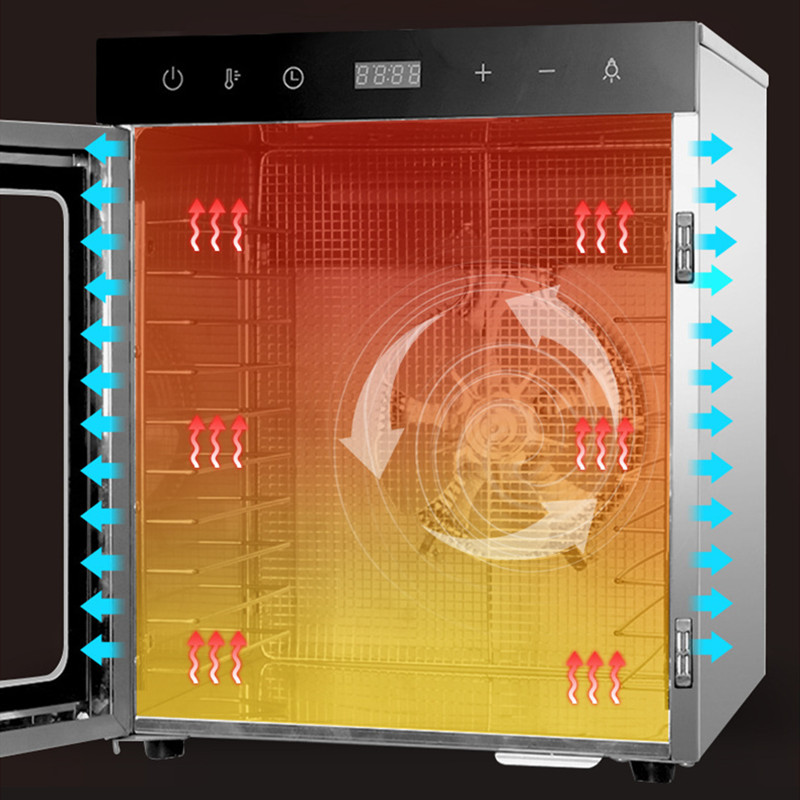 10 layer Food Dehydration Drie - Commercial Food Dehydrator บทวิจารณ์และราคา