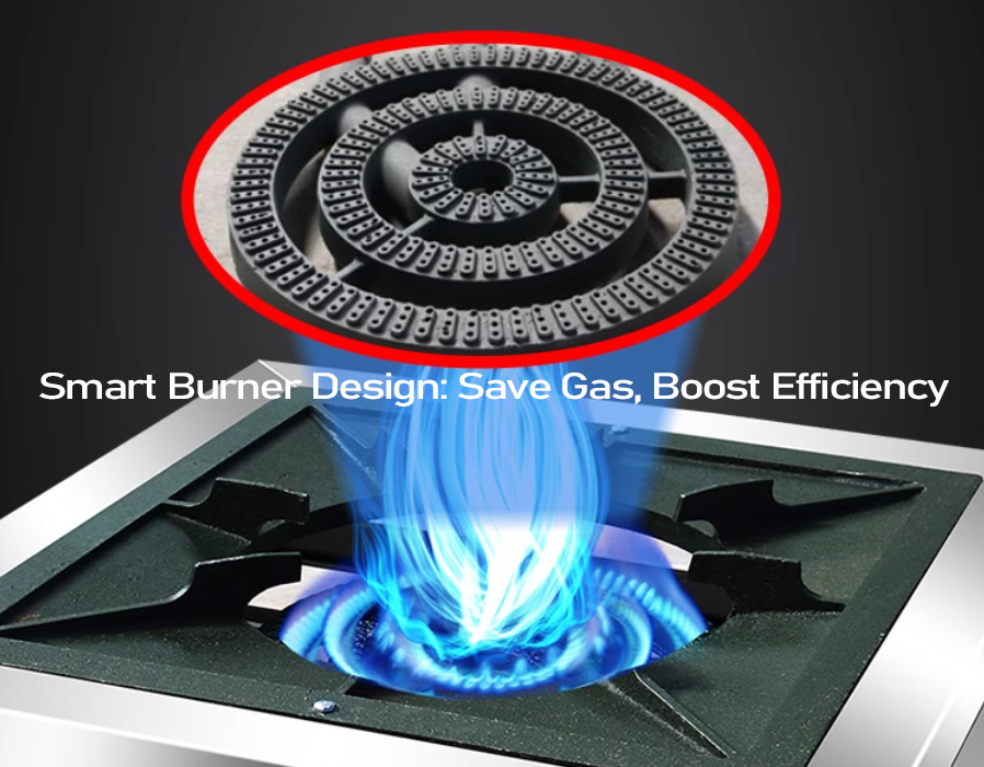 Hot Sale Commercial Blue Flame - Commercial Kitchen Stove บทวิจารณ์และราคา
