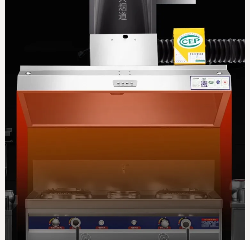 220V Commercial Range Hood Kit - Commercial Kitchen Hood Exhaust Fans บทวิจารณ์และราคา
