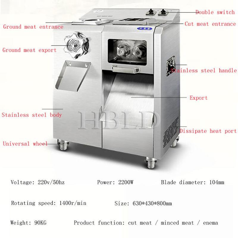 Vertical Commercial Meat Grind - Commercial Kitchen Grinder บทวิจารณ์และราคา