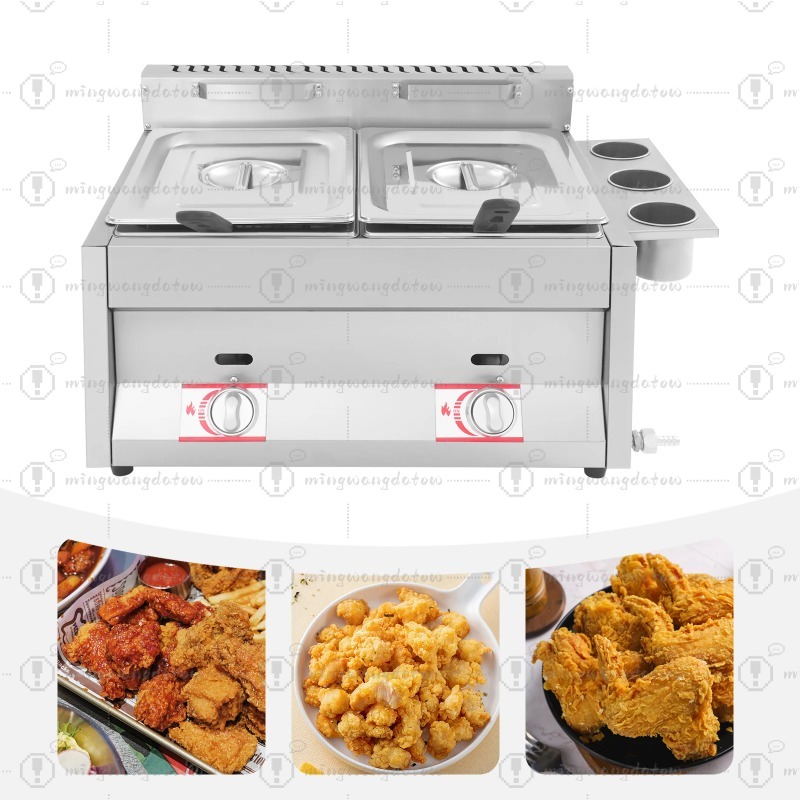 NEW Commercial Gas Deep Fryer  - Commercial Kitchen Machinery บทวิจารณ์และราคา