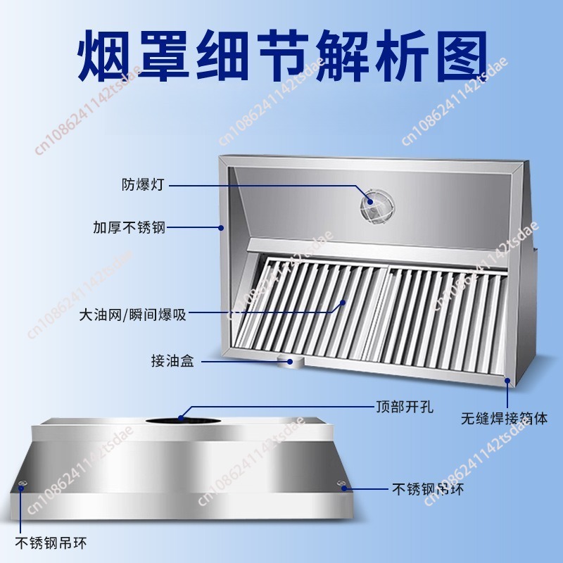 Commercial Stainless Steel Ran - Commercial Kitchen Hood Exhaust Fans บทวิจารณ์และราคา