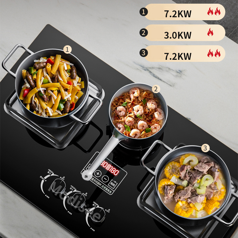 Built In Gas Hob 3 Burner Stov - Commercial Kitchen Stove บทวิจารณ์และราคา
