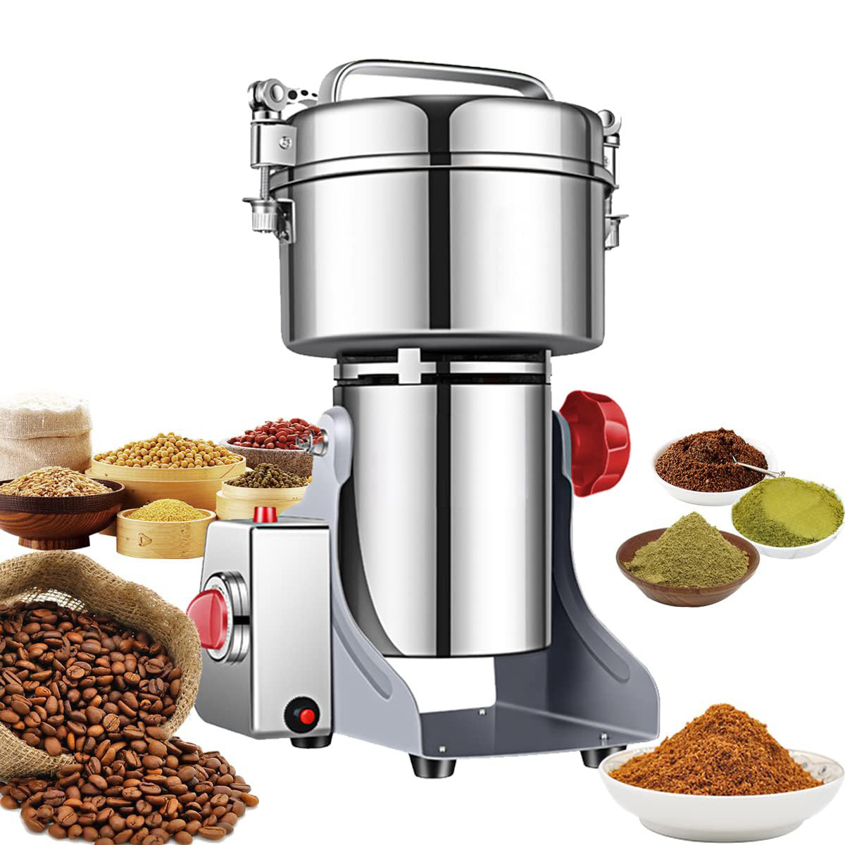 Electric Grain Grinder Mill Hi - Commercial Kitchen Grinder บทวิจารณ์และราคา