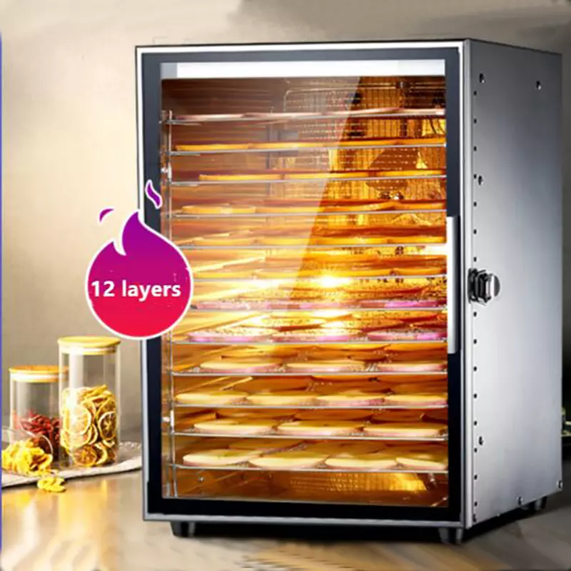 220V 110V Dry Fruit Machine Fo - Commercial Food Dehydrator บทวิจารณ์และราคา