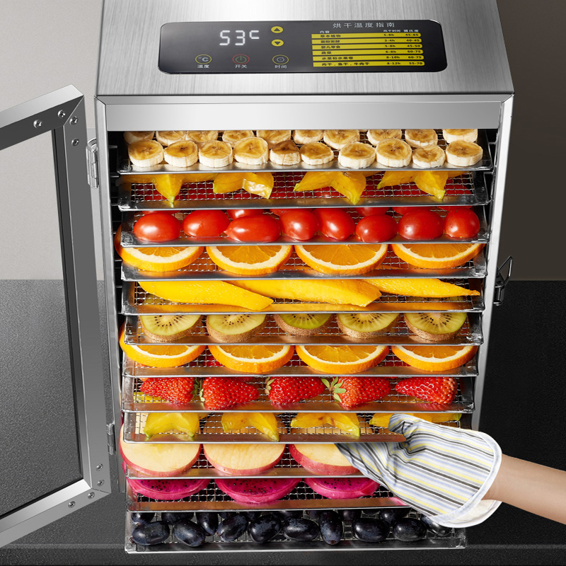 220V 110V Dry Fruit Machine Fo - Commercial Food Dehydrator บทวิจารณ์และราคา