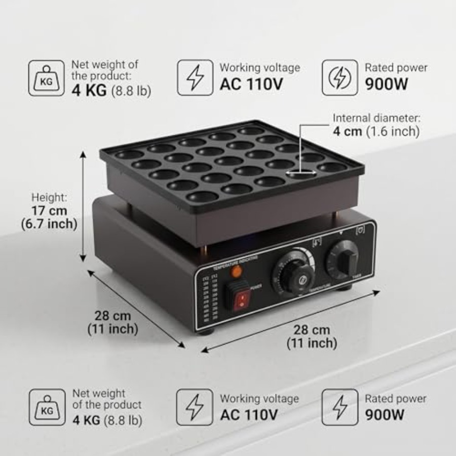 900W pancake maker for cafe an - Waffle Maker Commercial บทวิจารณ์และราคา