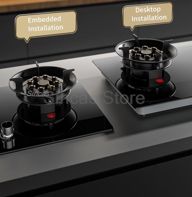 Two-burner Gas Stove Desktop F - Commercial Kitchen Stove บทวิจารณ์และราคา