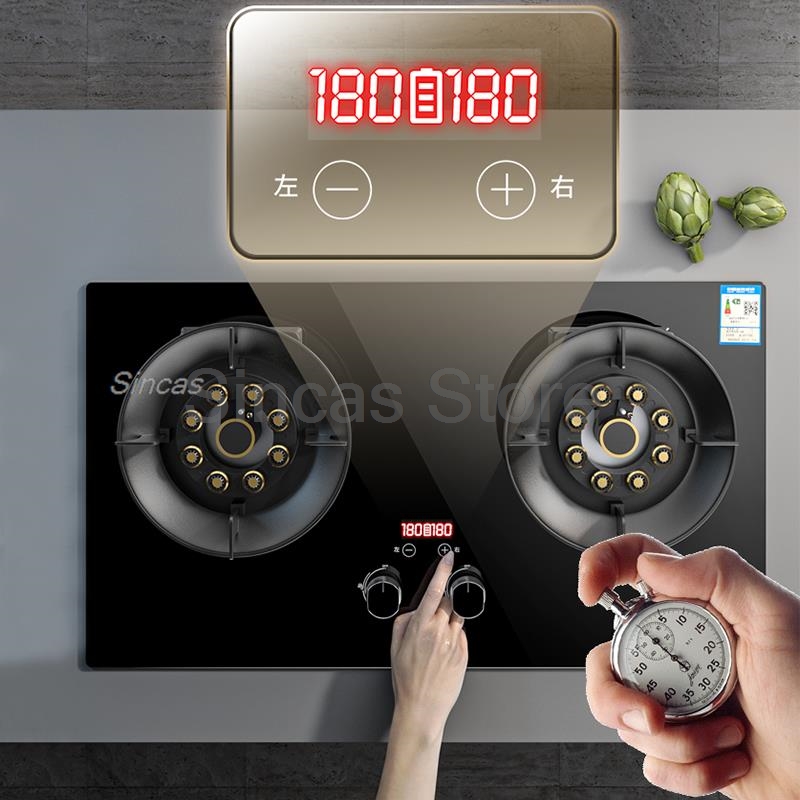 Two-burner Gas Stove Desktop F - Commercial Kitchen Stove บทวิจารณ์และราคา