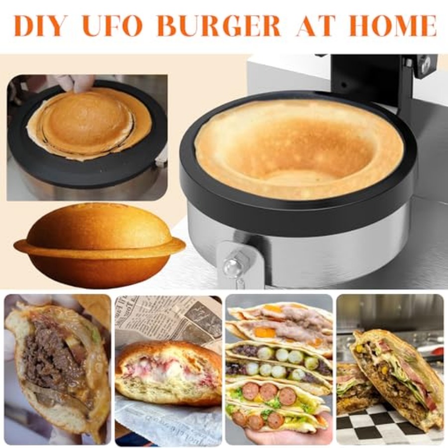 Commercial UFO Burger Maker Ma - Commercial Kitchen Ice Machine บทวิจารณ์และราคา