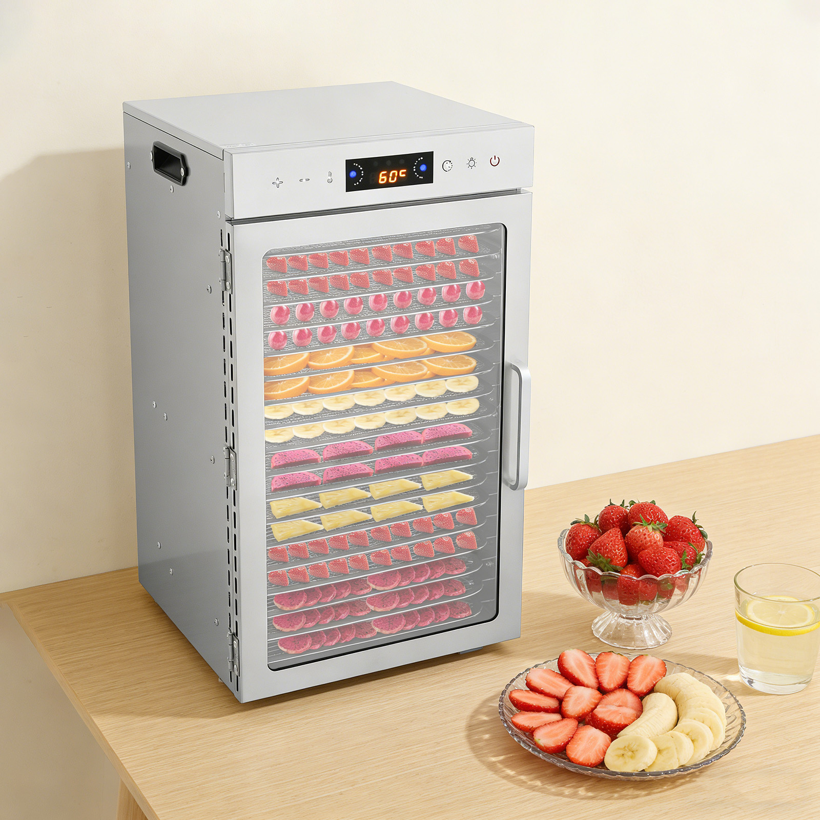 18 Trays Food Dehydrator 304 2 - Commercial Food Dehydrator บทวิจารณ์และราคา