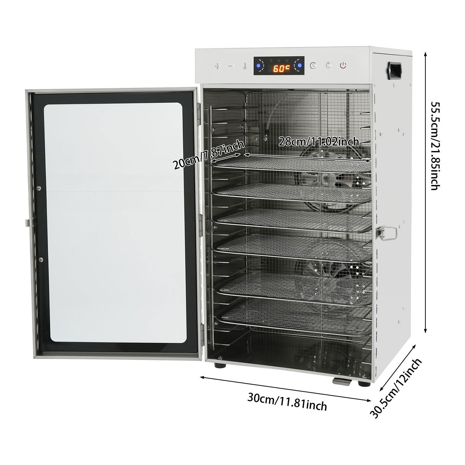 18 Trays Food Dehydrator 304 2 - Commercial Food Dehydrator บทวิจารณ์และราคา