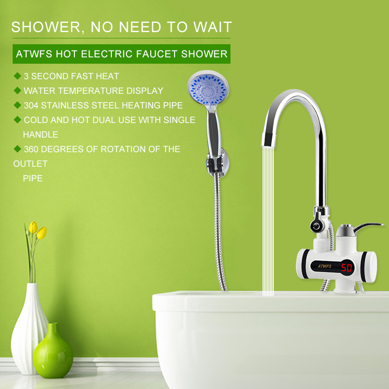ATWFS 3000W Tankless Water Hea - Commercial Kitchen Mixer บทวิจารณ์และราคา