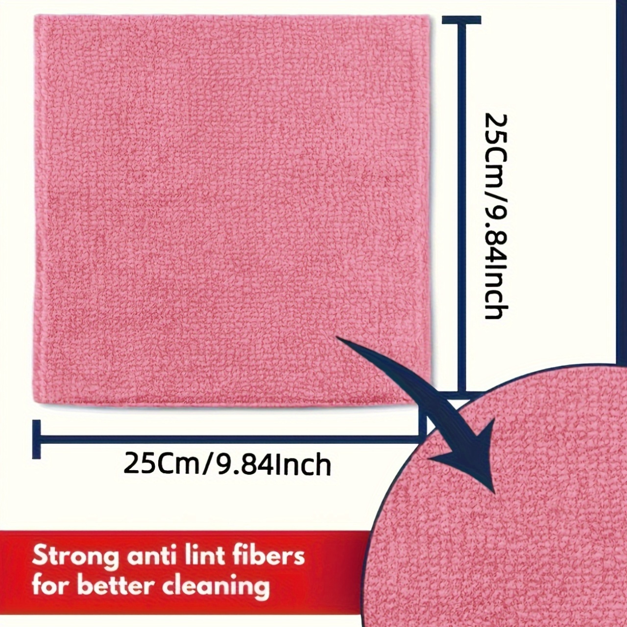1-50Pcs Light Pink Microfiber  - Commercial Kitchen Mixer บทวิจารณ์และราคา