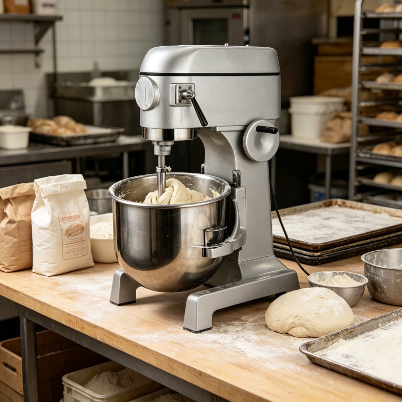 Stainless Steel Commercial Dou - Commercial Kitchen Mixer บทวิจารณ์และราคา