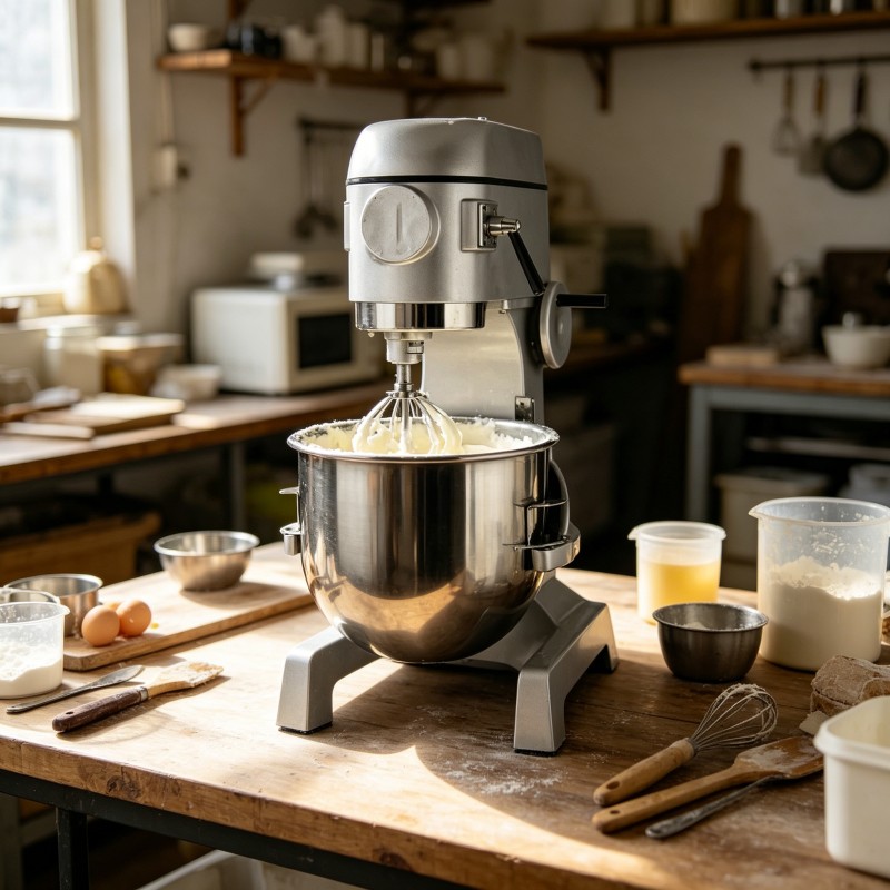 Stainless Steel Commercial Dou - Commercial Kitchen Mixer บทวิจารณ์และราคา