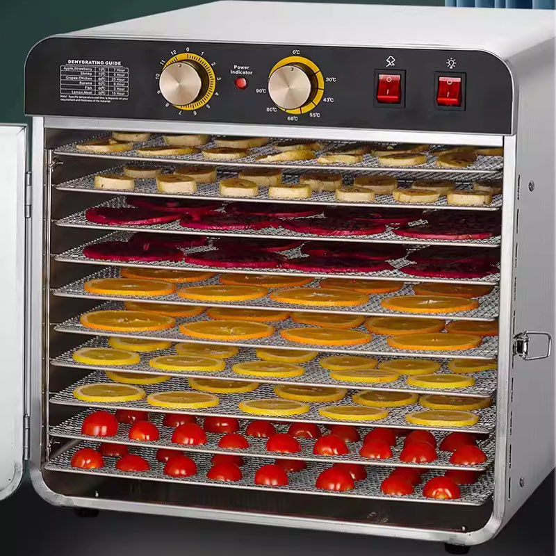 10 Layer Stainless Steel Food  - Commercial Food Dehydrator บทวิจารณ์และราคา
