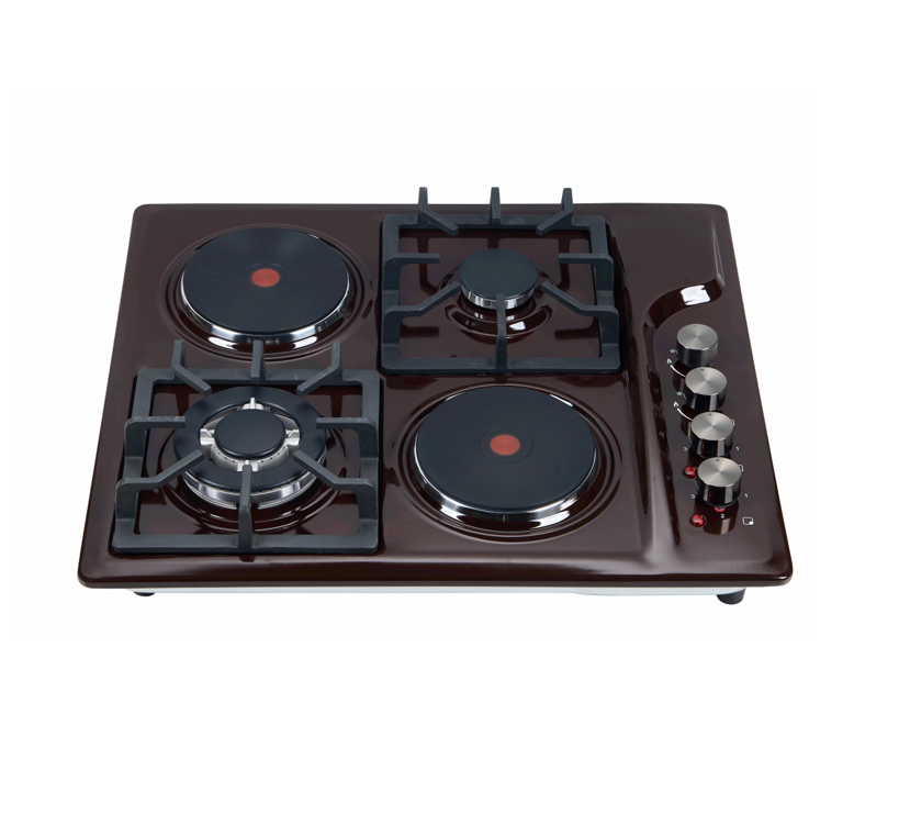 4 Burner Hybrid Cooktop - Gas  - Commercial Kitchen Stove บทวิจารณ์และราคา