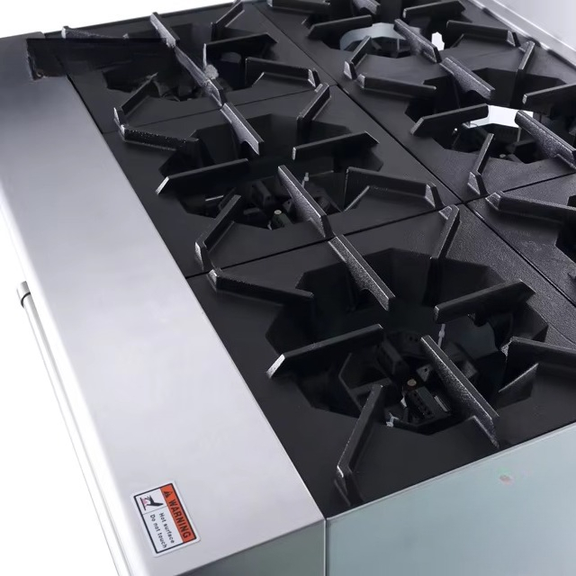 Gas Stove Perfex Gas 6 Burner  - Commercial Kitchen Stove บทวิจารณ์และราคา